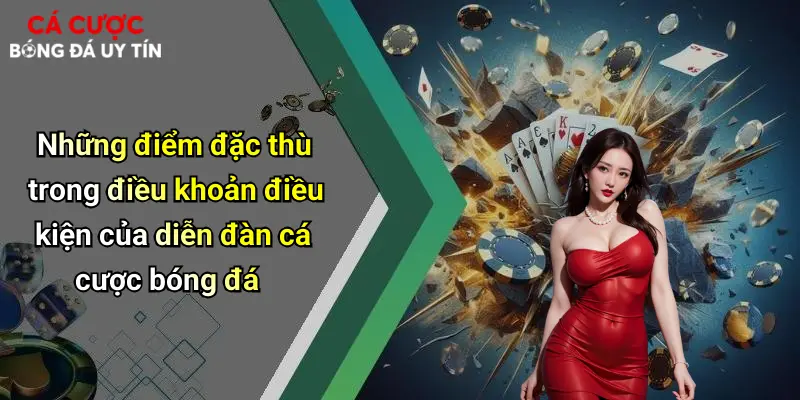 Những điểm đặc thù trong điều khoản điều kiện của diễn đàn cá cược bóng đá