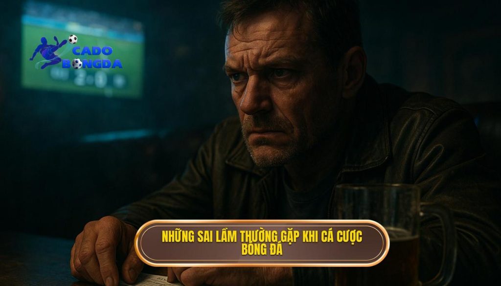 những sai lầm thường gặp khi cá cược bóng đá