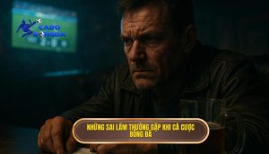 những sai lầm thường gặp khi cá cược bóng đá