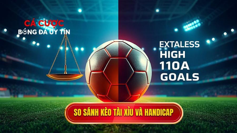 So sánh kèo Tài Xỉu và Handicap