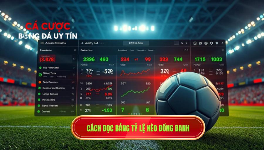 Cách đọc bảng tỷ lệ kèo đồng banh